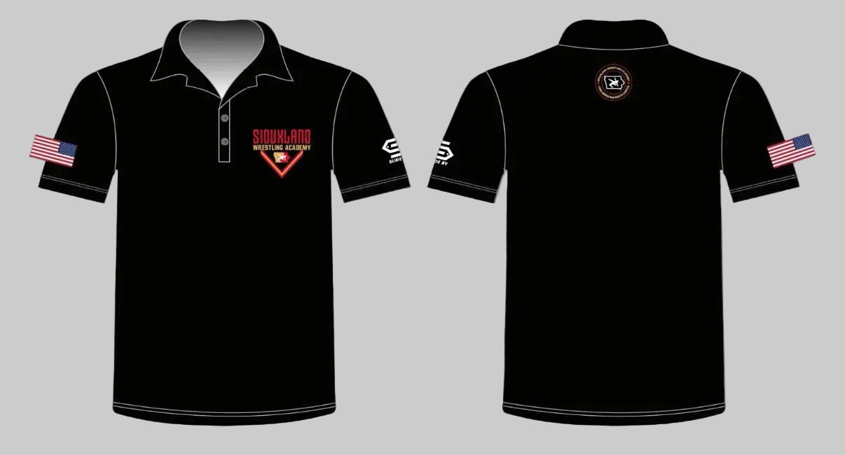 2026 SWA Black Sublimated Polo